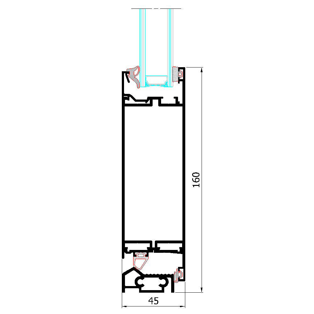 MB-45 przekroj