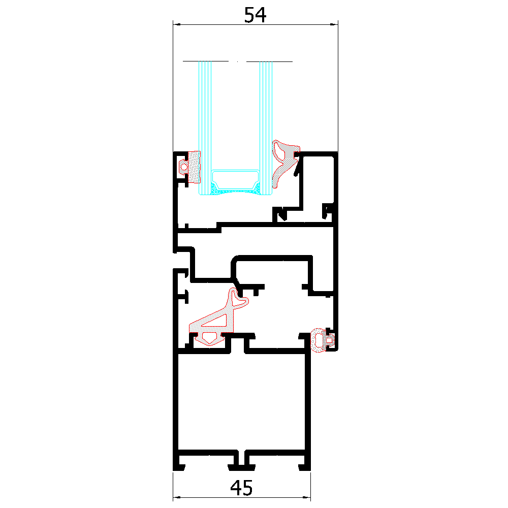 MB-45 przekroj